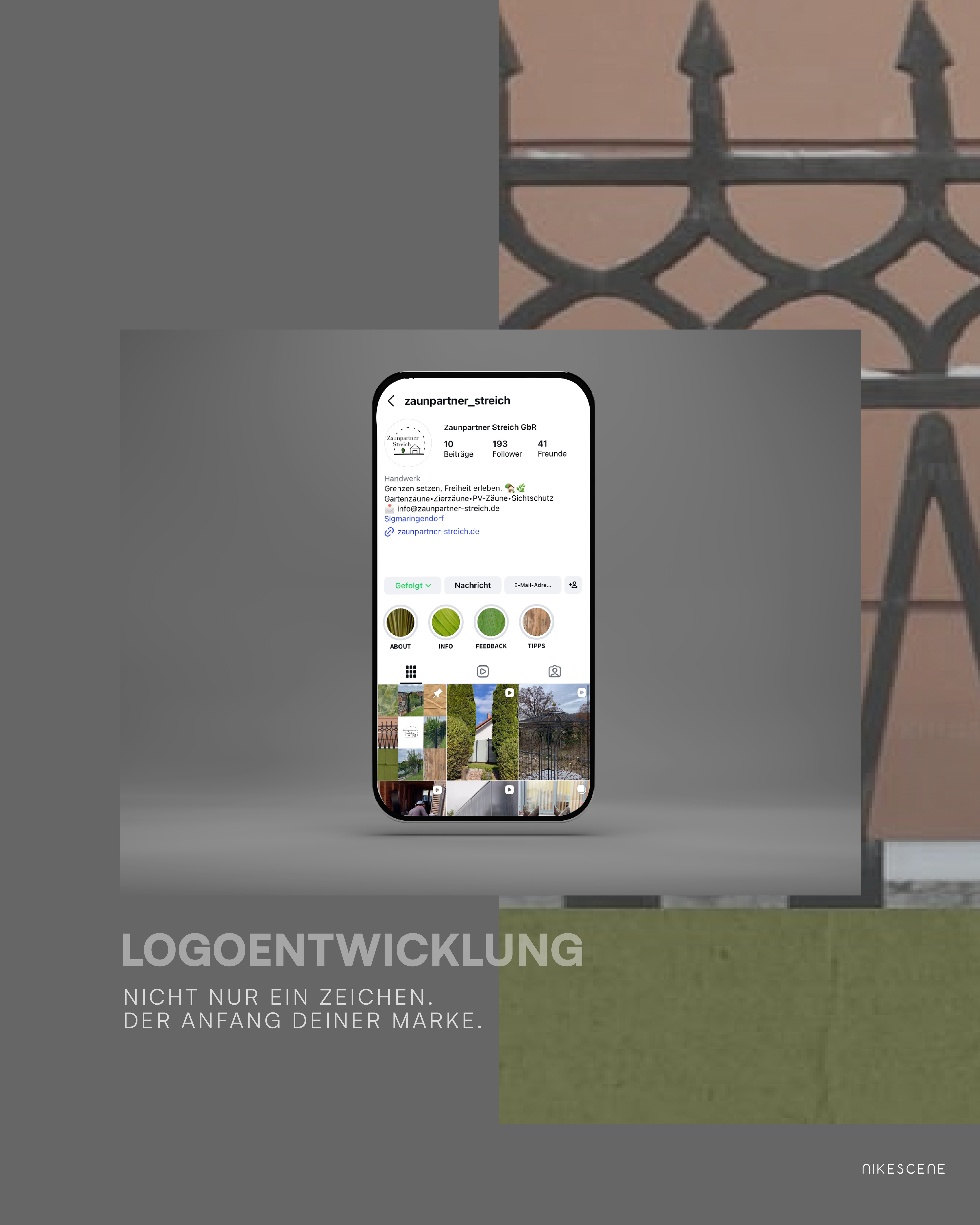 Zaunpartner Streich Projektbild 2